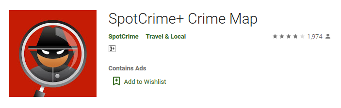 SpotCrime+ Crime Map